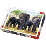 Afrički slonovi puzzle - 1000 kom - Trefl