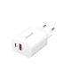 Adapter za napajanje INTENSO - kućni punjač USB Type-C+Type-A 30W bijeli