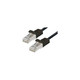 Transmedia CAT6a SFTP Patch Cable 1m black TRN-TI27-1L