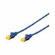 DIGITUS patch cable - 3 m - blue