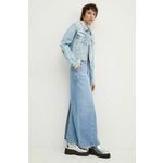 Traper suknja Tommy Jeans maxi, ravna, DW0DW19294