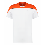 Muška majica K-Swiss Tac Hypercourt Block Crew Tee 3 - white/spicy orange