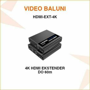 HDMI EKSTENDER ZA PRIJENOS 4K HDMI SIGNALA UTP KABELOM HDMI-EXT-4K