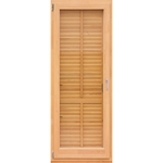 PROZOR DRVENI OPTIMUM 56 Izo balk.vrata 80*210 L + žaluzina Low.e 56 ARX