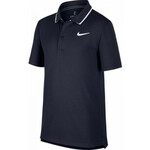 Majica za dječake Nike Court B Dry Polo Team - obsidian/white
