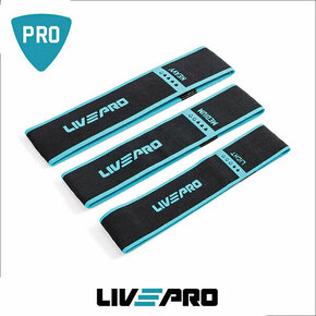Elastična traka Hip Booty Band 58x6cm LivePro – lagani otpor