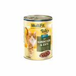 MultiFit Cat Adult zec i patka 400 g, pate konzerva