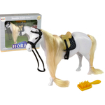 Horse Figurine Horse to Combing White Mane