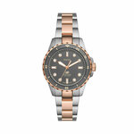 Sat Fossil Blue ES5348 Srebrna