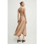 Haljina A.L.C. Athena II boja: bež, maxi, širi se prema dolje, 6DRES02386