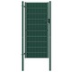 vidaXL Vrata za ogradu od čelika 100 x 164 cm zelena