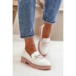 Boto Women's Moccasins With Decoration Eco Leather White Tialorae kremasta