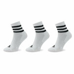ADIDAS SPORTSWEAR Sportske čarape '3-stripes Cushioned Sportswear -cut 3 Pairs' crna / bijela