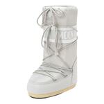 MOON BOOT Čizme za snijeg 'Nylon' srebrno siva / bijela