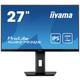 Iiyama ProLite XUB2793QS-B1 monitor, IPS, 27", 16:9, 2560x1440, 60Hz/75Hz, pivot, HDMI, Display port