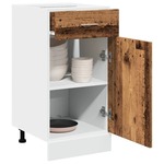 vidaXL Donji dio ladice Staro drvo 40x46x81,5 cm Konstruirano drvo