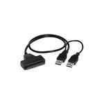 Transmedia SATA HDD adapter SATA 17-5 pin plug to USB 2.0