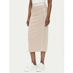 EA7 Emporio Armani Midi suknja 7W000279 AF12501 U6155 Bež Regular Fit