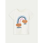 NAME IT T-shirt 13232087 Écru Regular Fit