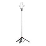 MG Telescopic Bluetooth selfie štap s LED svjetlom 1.3m, crno