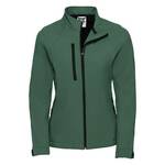 Green Women's Soft Shell Russell Jacket zelena