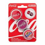 Lip Smacker Coca-Cola Bottle Cap Lip Balm darovni set balzam za usne 3 x 3 g