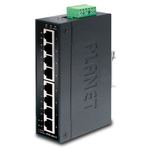 Planet Industrial 8-Port (8x 100Mbps RJ45) Switch, (-40~75C) unmanaged PLT-ISW-801T