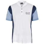 Muški teniski polo EA7 Man Jersey Polo - white