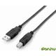 Equip 128862 USB 2.0 A-B kabel za pisač, m/m, dvostruko oklopljen, 5m