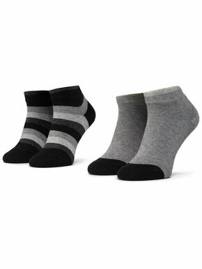 Set od 2 para dječjih niskih čarapa Tommy Hilfiger 354010001 Black 200