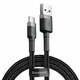 BASEUS Lightning podatkovni kabel, USB Tip-C - USB, 3A, QC, 50 cm, crni