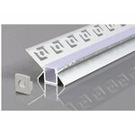 ALUMINIJSKI PROFIL ZA LED TRAKU SIVI L=2m 48x28mm