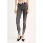 Tajice Diesel ATHENA-DNM TROUSERS za žene, boja: siva, melanž, A17571.0SHAN