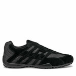 Black men's sneakers Geox Uomo Snake - Men's crna