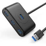 Ugreen USB 4-Port Hub, 3.0, crni, 1 m