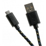KABEL SBOX USB-&gt;MICRO USB 1M Crni