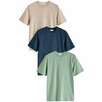 Next Majica morsko plava / taupe siva / pastelno zelena 24195807