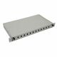 NFO-PAN-60021 - NFO Patch Panel 1U 19 - 12x SC Simplex LC Duplex, Pull-out, 1 tray - NFO-PAN-60021 - NFO Patch Panel 1U 19 - 12x SC Simplex LC Duplex, Pull-out, 1 cassette - Weight 2 kg - Number of trays 1 - Trays capacity 12 24 welds - Maximum...