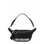 Love Moschino Pojasna torbica 'CITY LOVERS' crna / bijela