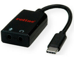 Roline adapter USB-C - 2×3.5mm audio