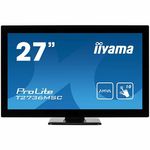 Iiyama ProLite T2736MSC-B1 monitor, MVA/VA, 27", 16:9, 1920x1080, HDMI, Display port, VGA (D-Sub), USB, Touchscreen