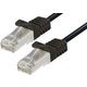 Transmedia CAT6a / SFTP Patch Cable 1m black TRN-TI27-1L