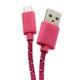 SBOX kabel USB -&gt; Micro USB 1M Roza