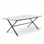Bijeli proširiv blagovaonski stol s bijelom pločom stola 90x165 cm Meza – Hammel Furniture
