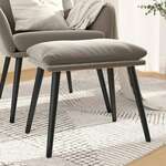 vidaXL Tabure svjetlosivi 45x29,5x35 cm baršunasti