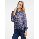 Orsay Blue Ladies Patterned Blouse - Women plava