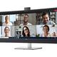 Dell C2722DE monitor, IPS, 27", 16:9, 2560x1440, 60Hz, pivot, USB-C, HDMI, 2x DisplayPort/Display port, USB