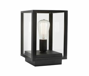 NOVA LUCE 870045 | Zest Nova Luce podna svjetiljka 29cm 1x E27 IP54 crno