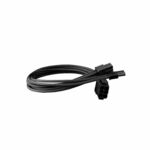 Kabel 6 pin PCI-e (Ž)/6+2 pin (M), 30 cm, Nanoxia, Black, NXP683E