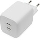 Charger 2xUSB-C 65W Digitus White